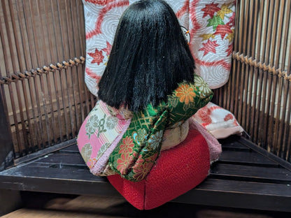 Authentic 1980s Japanese Geisha Doll Handmade Kimono Nihon Ningyo
