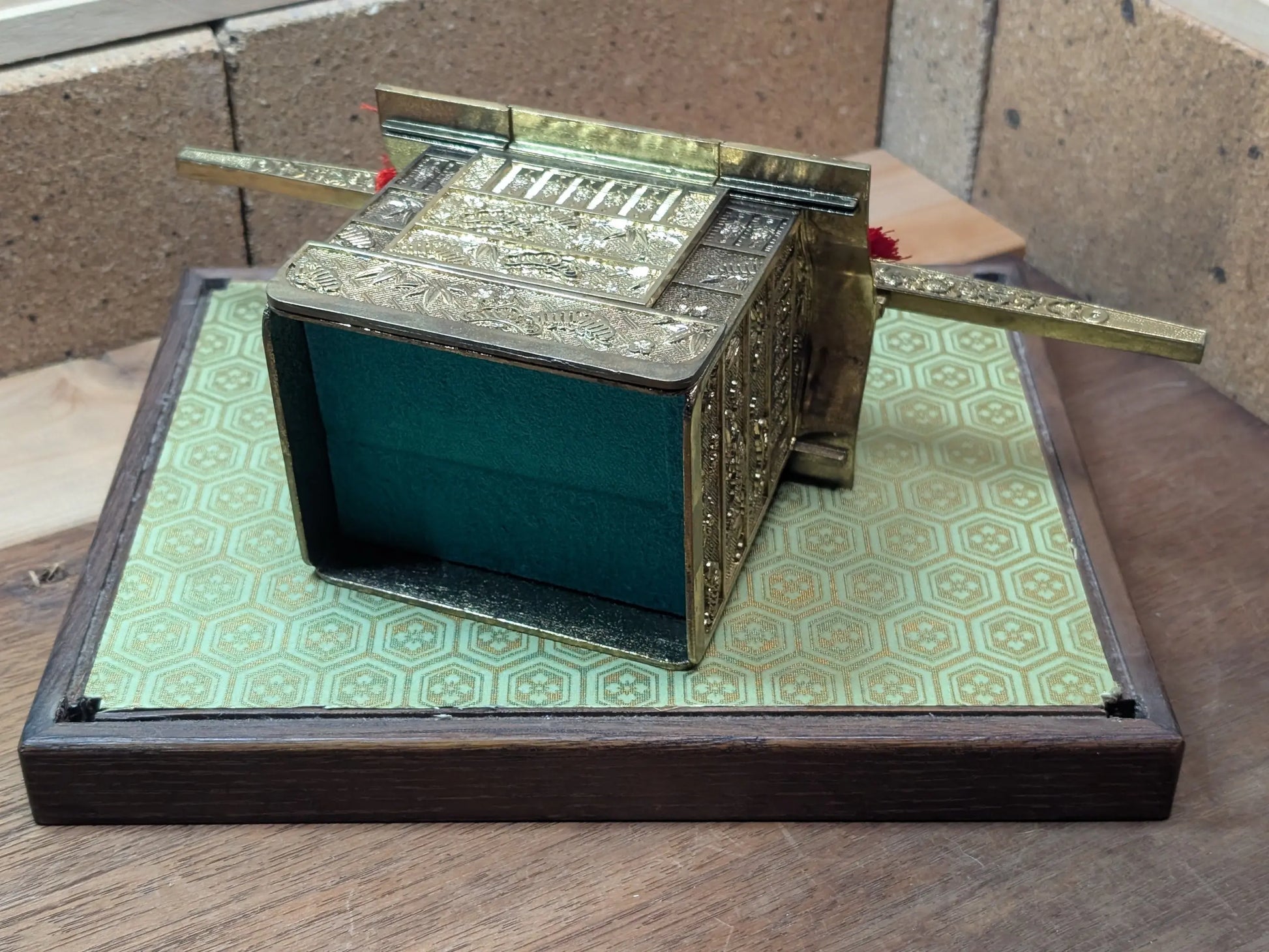 Japanese Antique Doll Girl Festival Handmade edo period taxi box late 1930s Made in Japan (J2) 1900s store