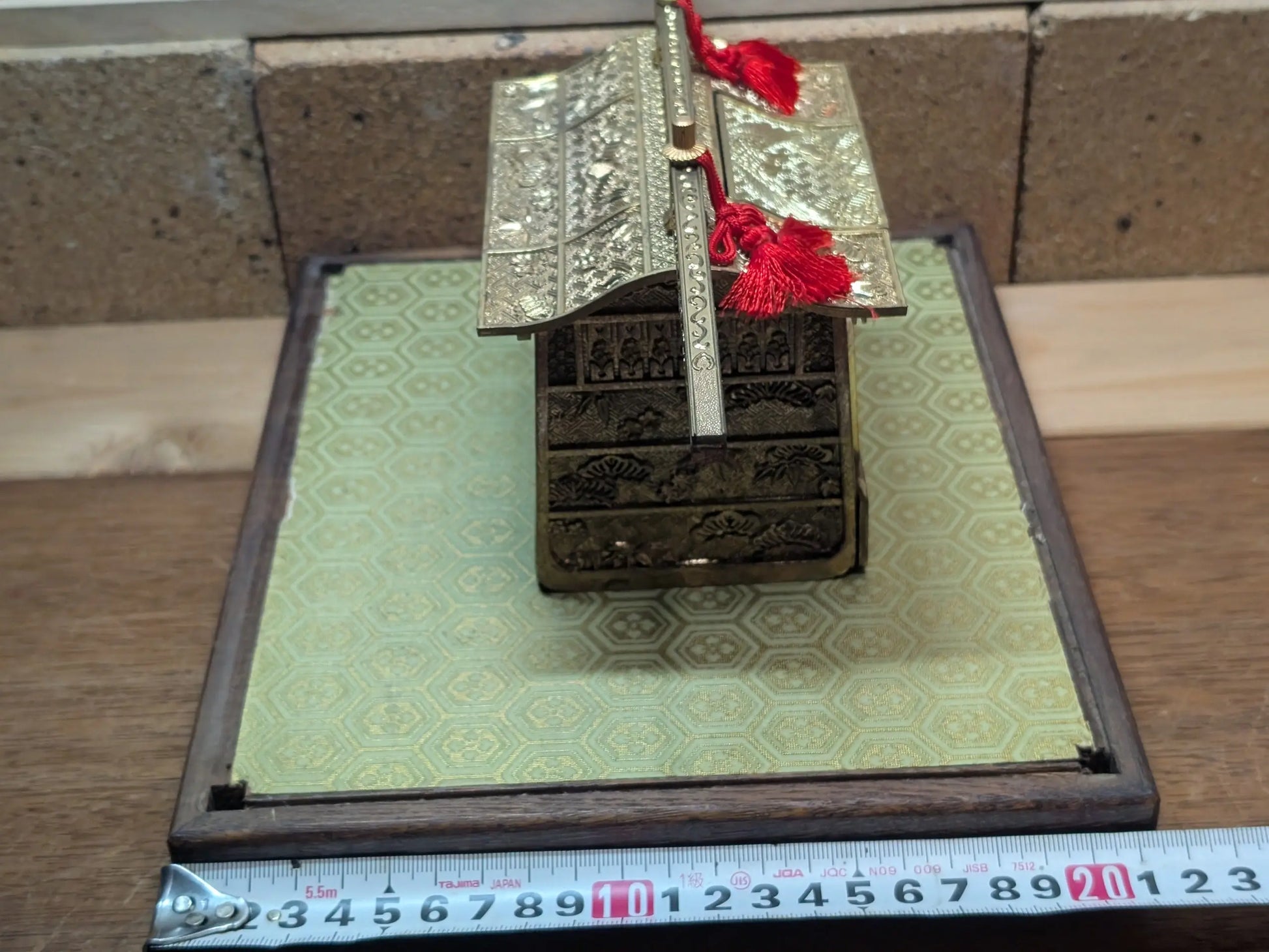 Japanese Antique Doll Girl Festival Handmade edo period taxi box late 1930s Made in Japan (J2) 1900s store