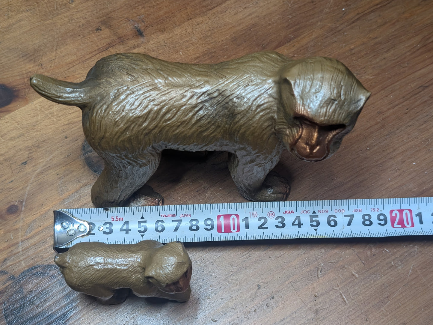 Rare 1970s Murata Hiroshi Steel Monkey Sculpture Set with Original Box