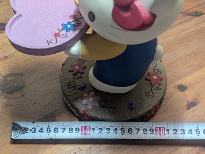 Rare 2002 Hello Kitty Figurine Signed Sanrio Japan Large Collector Piece