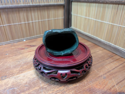Edo Period Japanese Iron Statue 1800s Hojo Masako Daruma