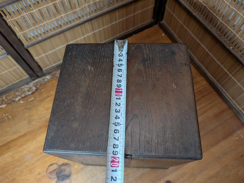 Antique Japanese Wooden Sewing Box Tansu Storage Chest Japan Organizer