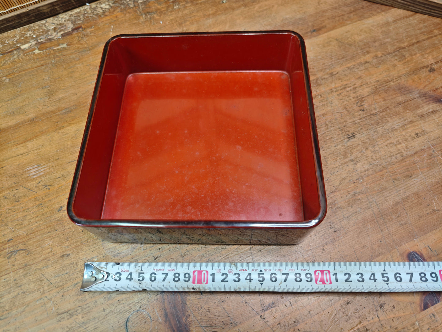 1940s Japanese Wajima Lacquer Jubako Bento Box Urushi Box