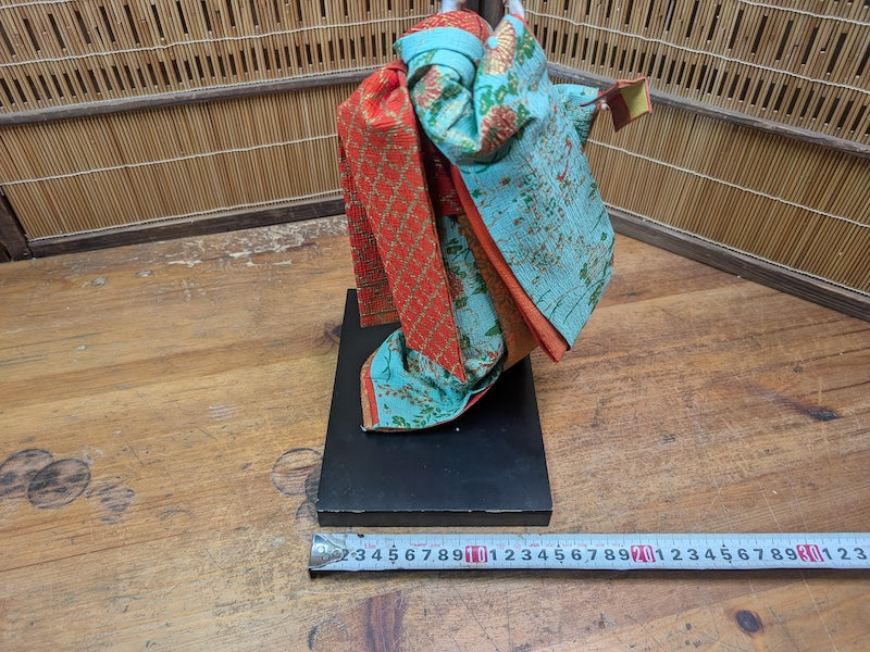 Rare Japanese Geisha Doll Traditional Kimono Mid Century Collectible