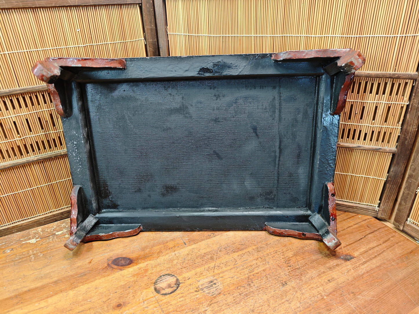 Rare Japanese Mother of Pearl Bonsai Display Table Restored Kadai Stand