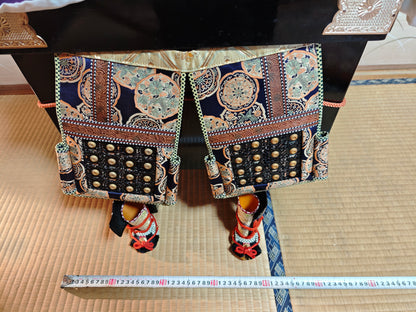 Museum Grade 1950s Japanese Samurai Doll Custom Order Yoroi in Original Case