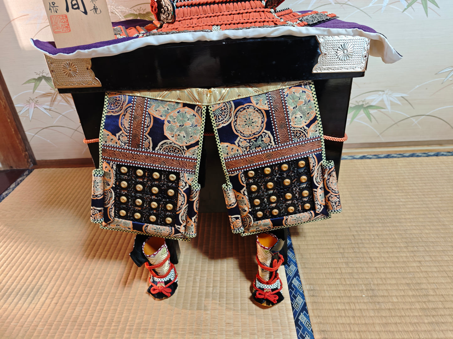 Museum Grade 1950s Japanese Samurai Doll Custom Order Yoroi in Original Case