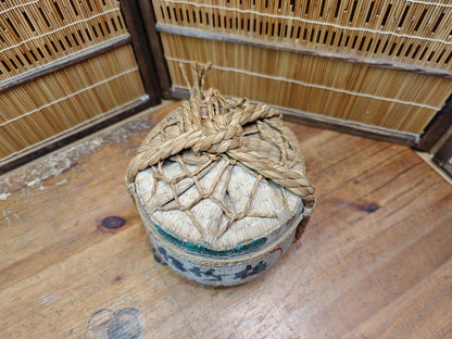 Rare Japanese pottery Sake Barrel Kazari Taru Tokyo Folk Art Decor