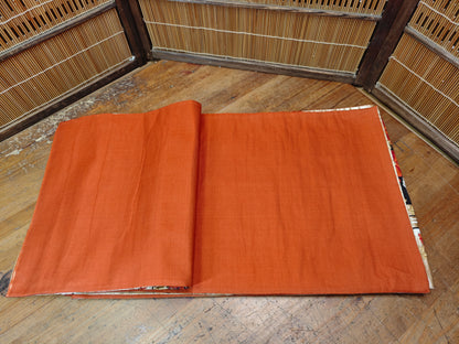 Rare 1951 Japanese Silk Kimono Obi Gold Thread Table Runner Antique Decor