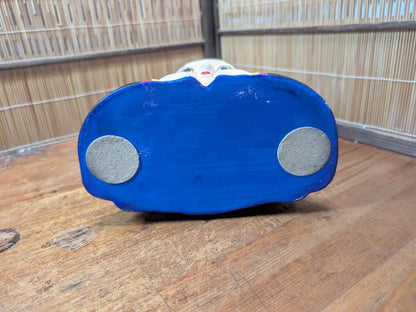 Vintage Japanese Fukusuke Piggy Bank Lucky Doll Ceramic Bank