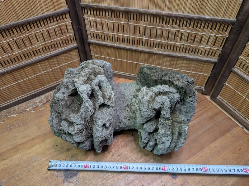 Rare 1970s Japanese Karui Ishi Stone 3kg Rock Bonsai Garden Decor Auction JP