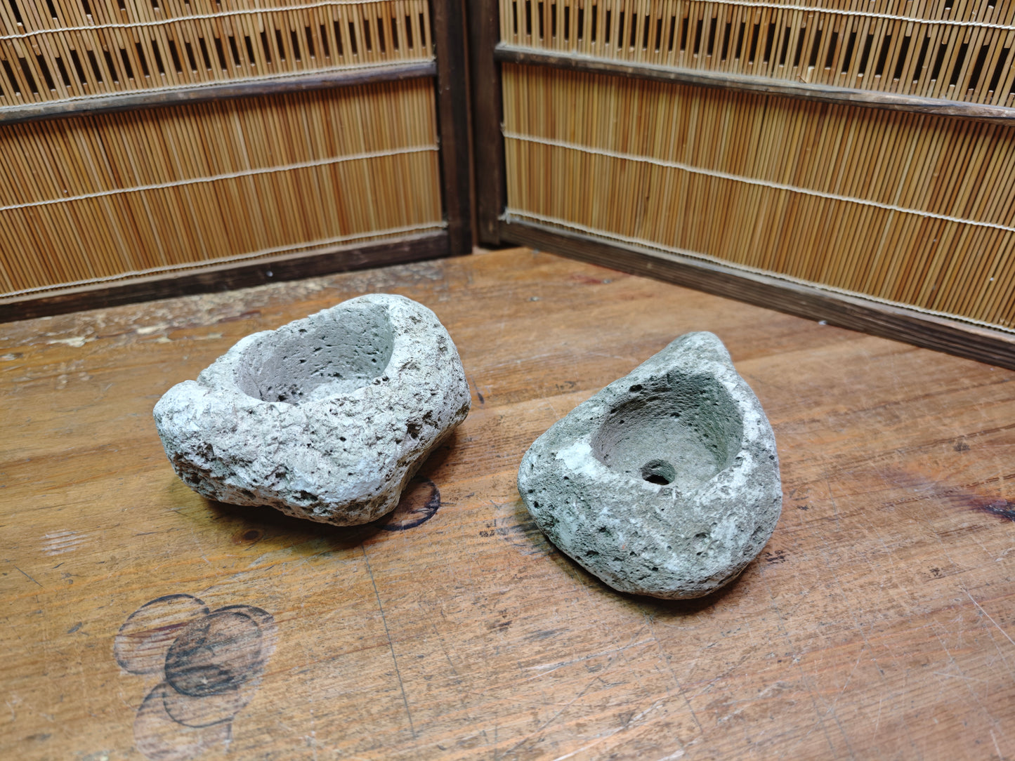 Rare Japanese Kalui Ishi Garden Stone Lightweight Wabi Sabi Decor Japan
