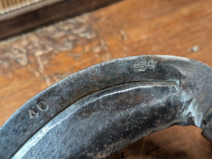 Japanese Signed Kama Sickle Antique Hand Forged Farm Tool by Fukuyasu