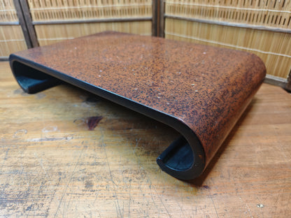 Rare Japanese Raden Lacquer Display Stand Hiradaka Bonsai Kadai Table