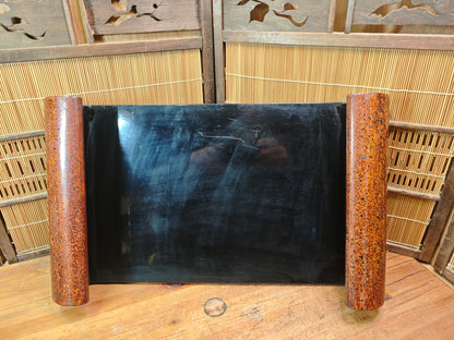 Rare Japanese Raden Lacquer Display Stand Hiradaka Bonsai Kadai Table