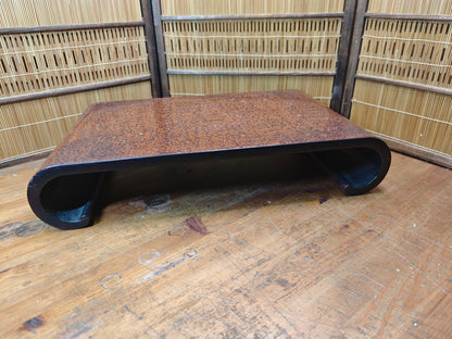 Rare Japanese Raden Lacquer Display Stand Hiradaka Bonsai Kadai Table