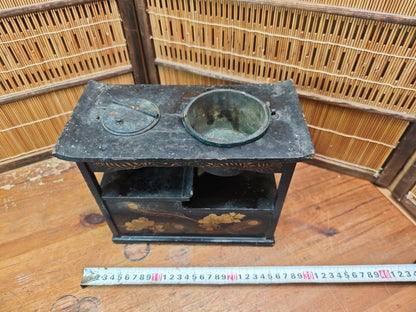 Rare Japanese Tabako-bon Tobacco Tray | Edo–Meiji Maki-e Lacquer