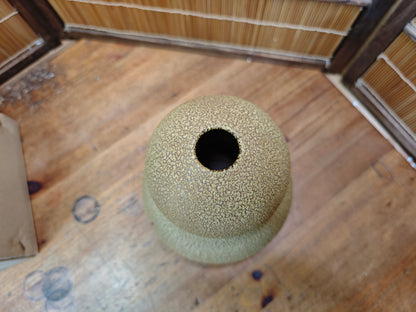 Rare Koishiwara Ware Hyotan Vase Japanese Studio Pottery with Papers