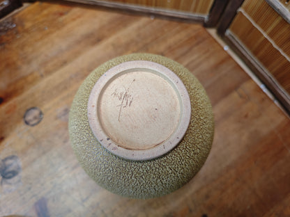 Rare Koishiwara Ware Hyotan Vase Japanese Studio Pottery with Papers