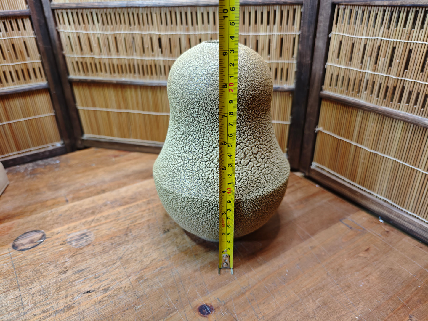 Rare Koishiwara Ware Hyotan Vase Japanese Studio Pottery with Papers