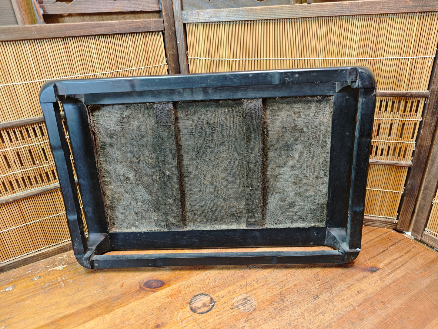 Rare Meiji Era Japanese Sakura Wood Bonsai Table Kadai Antique Display Stand