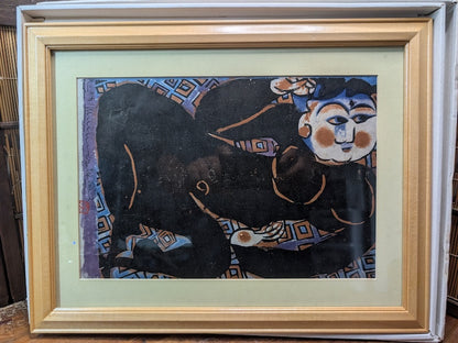 Shikō Munakata “Shells” 1960s Woodblock Print 1945 Shokeishō Series Japan Auction