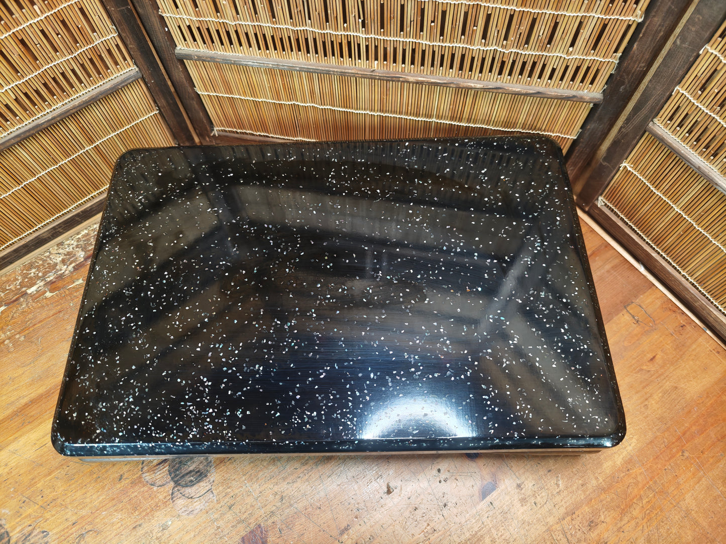 Signed Japanese Raden Bonsai Display Stand Showa Kadai Rare Antique