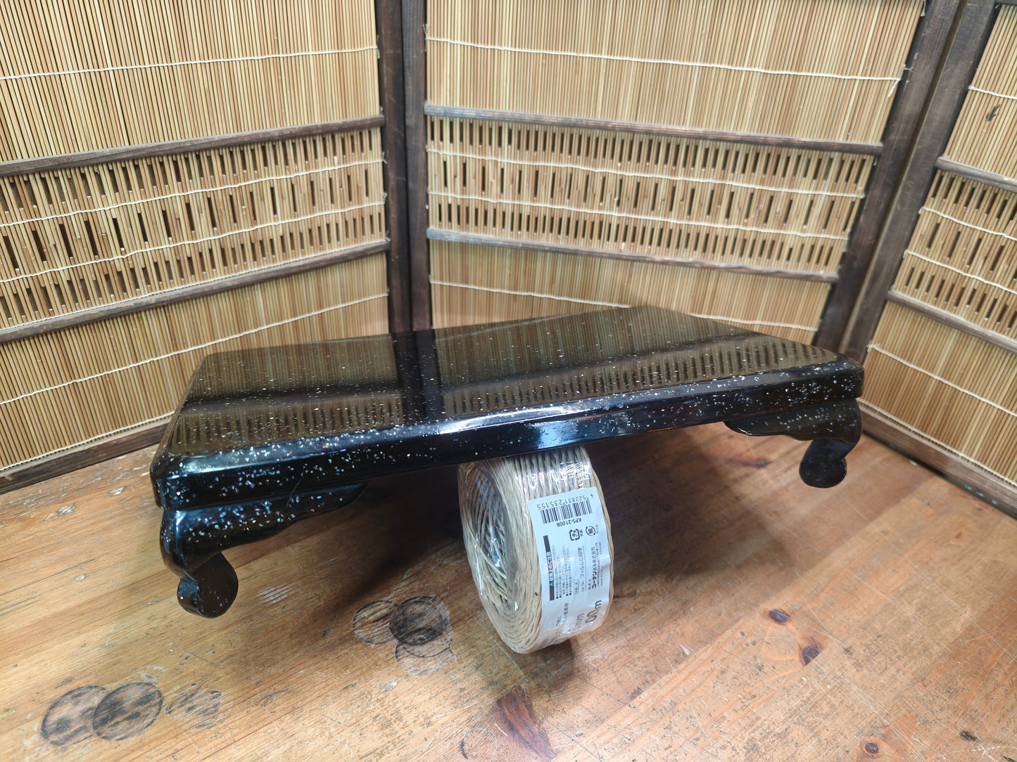 Signed Japanese Raden Bonsai Display Stand Showa Kadai Rare Antique