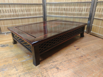 Taisho Era Japanese Bonsai Kadai Signed Artist Wood Display Table Rare