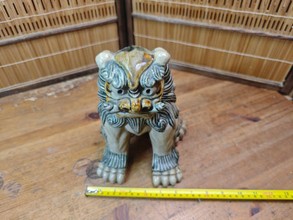 Traditional Okinawa Japan Shisa Shishi Giant Masterpiece Protector Guardian