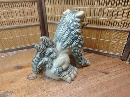 Traditional Okinawa Japan Shisa Shishi Giant Masterpiece Protector Guardian