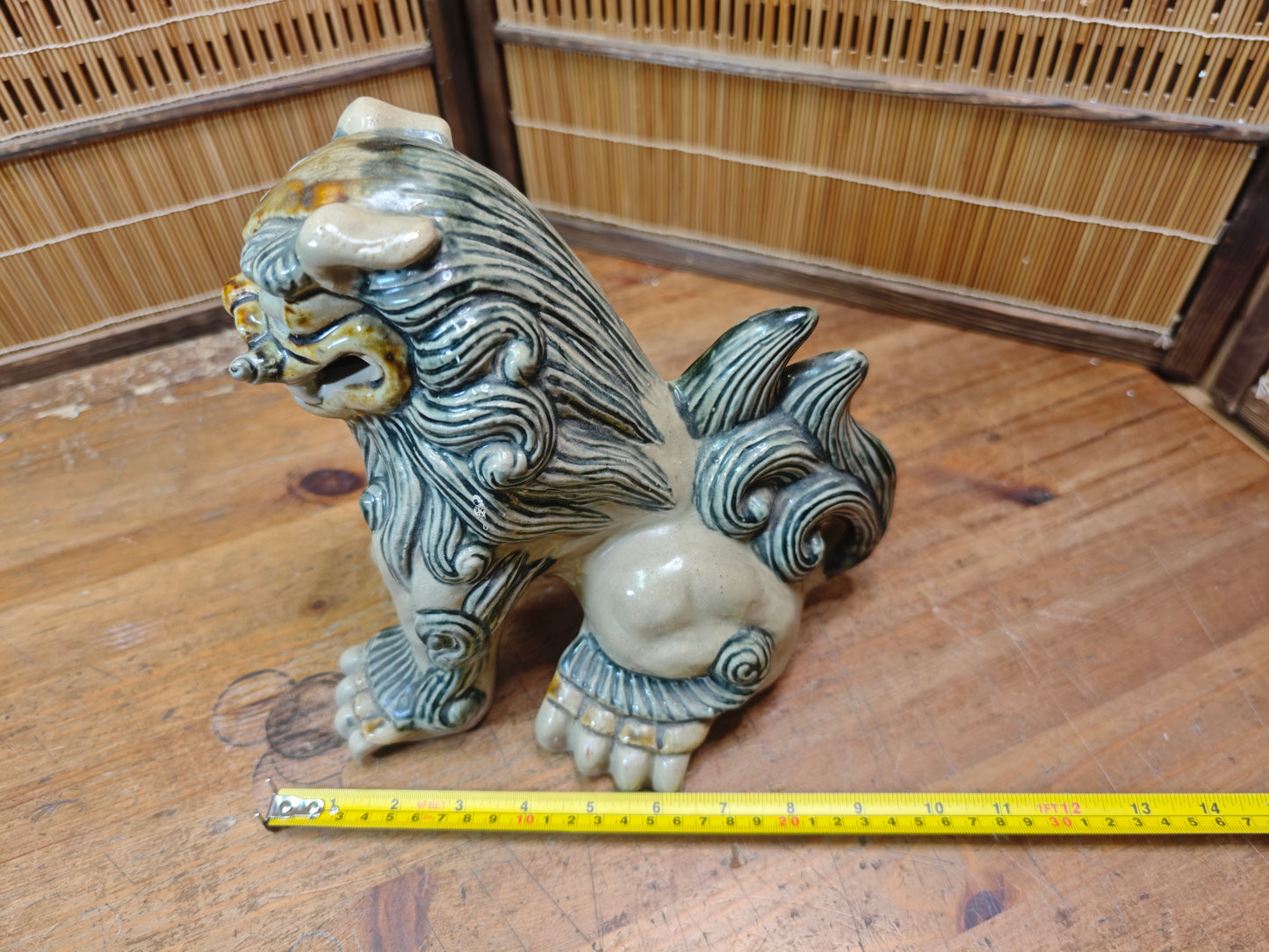 Traditional Okinawa Japan Shisa Shishi Giant Masterpiece Protector Guardian