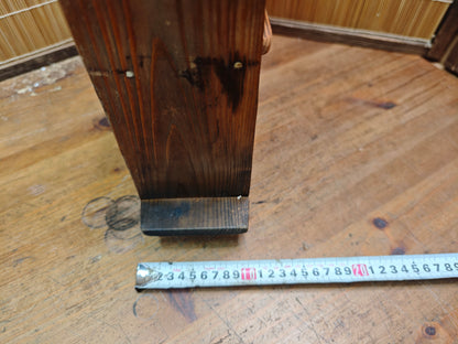 Vintage Japanese 1940s Wooden Shelf Rustic Display Storage Japan