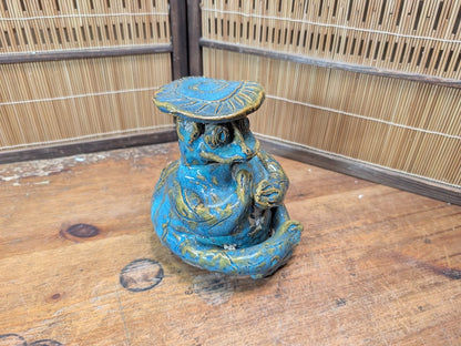 Vintage 1950s Japanese Big Kappa Figurine Folk Art Pottery Auction Japan