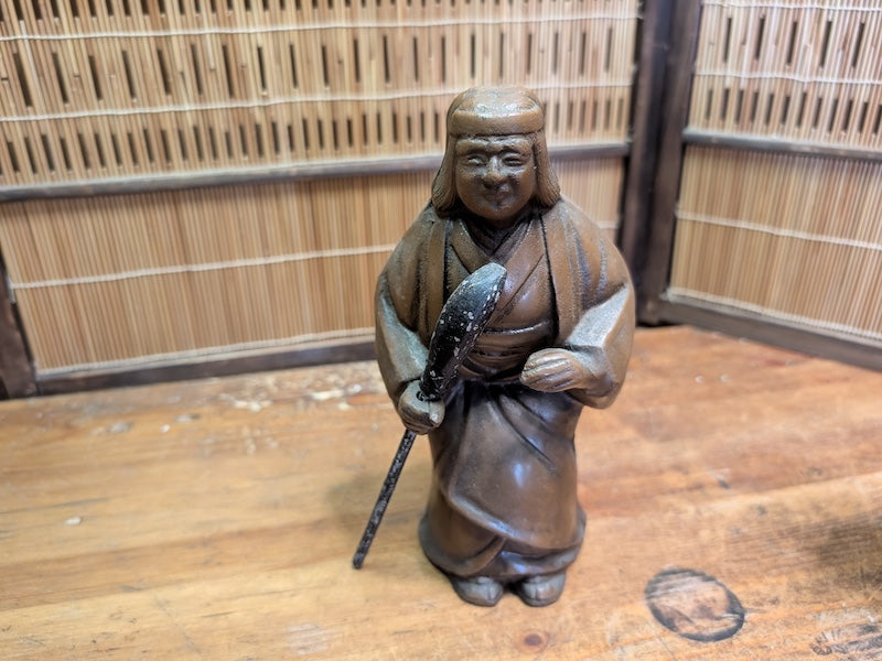 Vintage Japanese Takasago Couple Jō and Uba Good Fortune Symbol