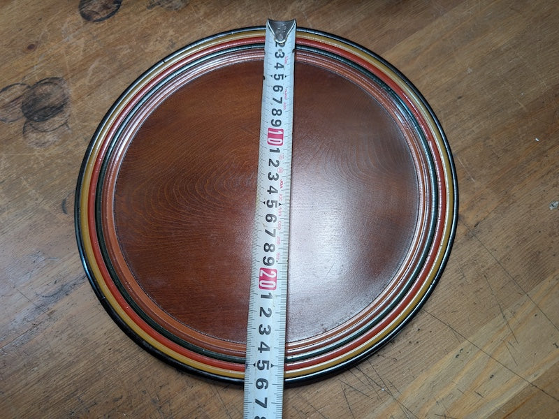 Vintage Japanese Obon Tray Set Lacquerware Food Serving Trays with Original Box