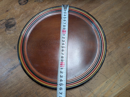 Vintage Japanese Obon Tray Set Lacquerware Food Serving Trays with Original Box