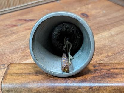 Vintage Tibetan Buddhist Ghanta Bell 1950s Bronze Dilbu Ritual Bell Japan