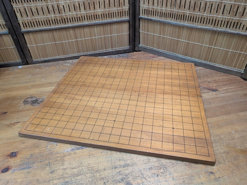 Vintage Japanese Go Folding Board Hand-Engraved Traditional Game Auction JP