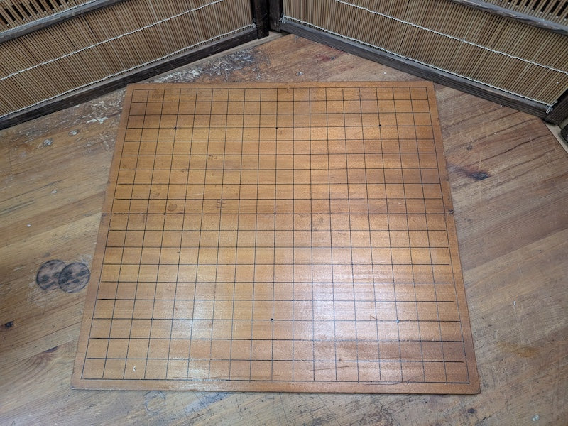 Vintage Japanese Go Folding Board Hand-Engraved Traditional Game Auction JP