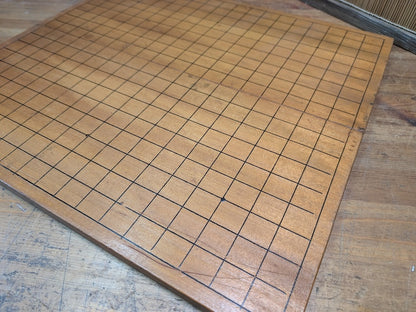 Vintage Japanese Go Folding Board Hand-Engraved Traditional Game Auction JP