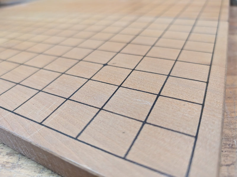 Vintage Japanese Go Board 1960s Folding Goban Hand Engraved