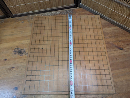 Vintage Japanese Go Board 1960s Folding Goban Hand Engraved