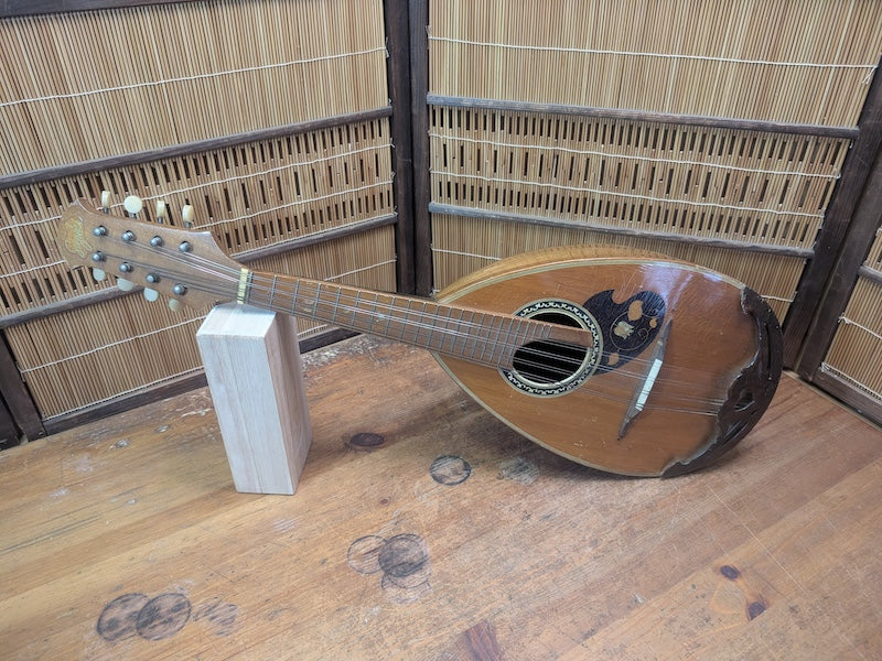 1965 Suzuki Mandolin M-203 Japan Vintage String Instrument Signed Rare