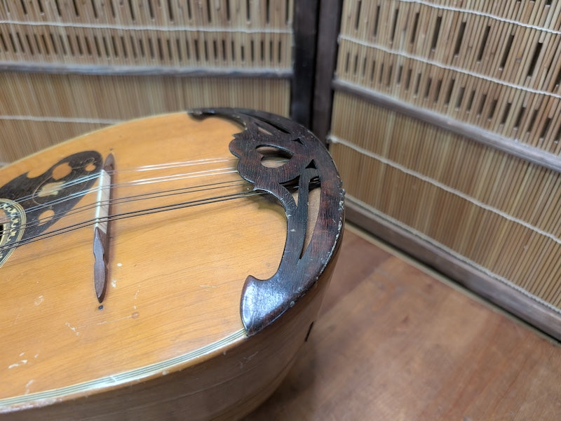 1965 Suzuki Mandolin M-203 Japan Vintage String Instrument Signed Rare