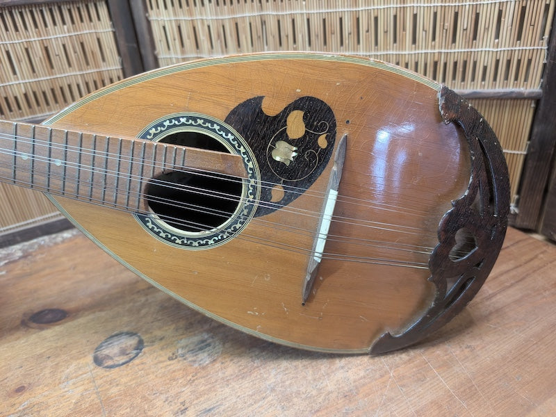 1965 Suzuki Mandolin M-203 Japan Vintage String Instrument Signed Rare