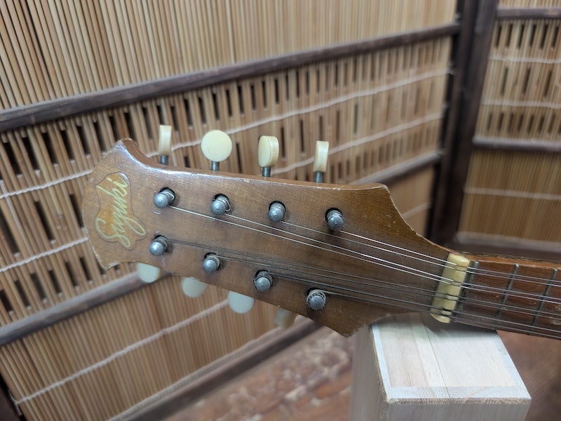 1965 Suzuki Mandolin M-203 Japan Vintage String Instrument Signed Rare