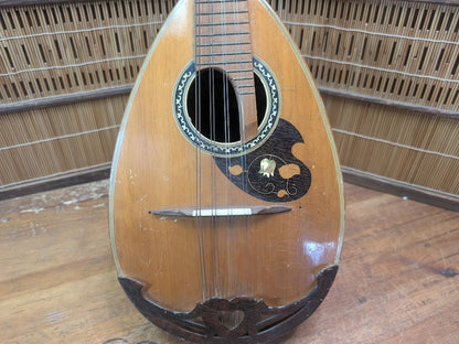 1965 Suzuki Mandolin M-203 Japan Vintage String Instrument Signed Rare
