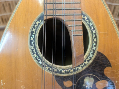 1965 Suzuki Mandolin M-203 Japan Vintage String Instrument Signed Rare